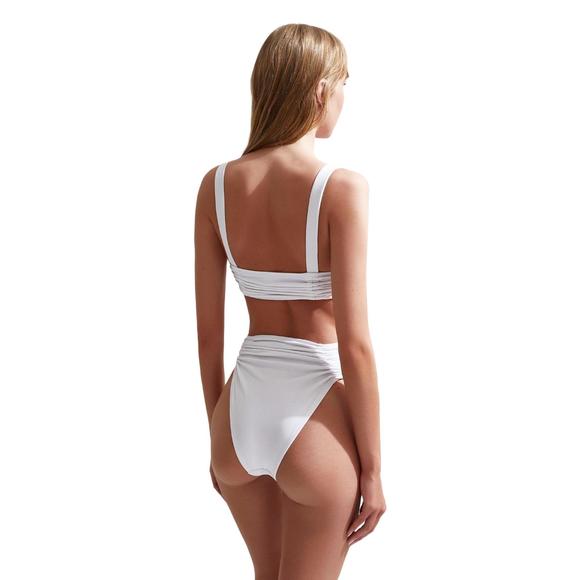 NEW OYE SWIMWEAR alectrona bikini in white - Picture 2 of 2